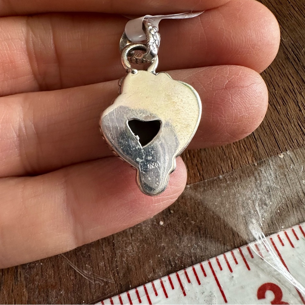 Aurora Opal, Sterling Silver NWT Dainty Pendant wholesale $55 USD, just pendant - Picture 7 of 8